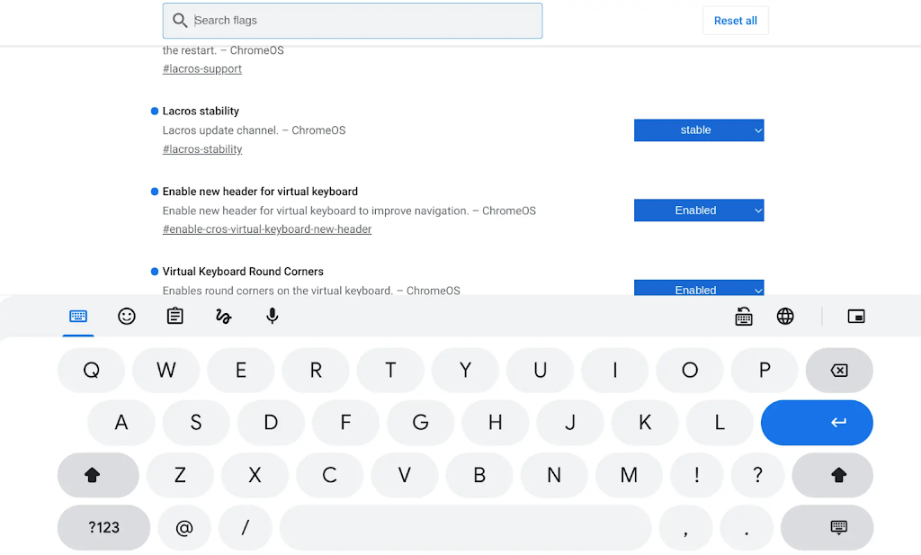 Mengaktifkan Virtual Keyboard di Chromebook